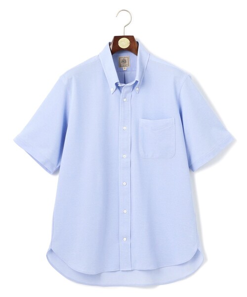 J.PRESS(ジェイプレス)の「【KING SIZE】【J.PRESS OXFORD JERSEY】カノコインレイ パッチポケットドレスシャツ / B.D.(ビジネスシャツ・メンズ・ホワイト系/ライトグレー系/ネイビー系/サックスブルー系・2L/3L/4L)」の5枚目の写真