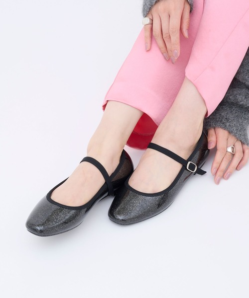 TEMPERATE(テンパレイト)の「TEMPERATE / テンパレイト MARTA GLITTER(レインシューズ・レディース・シルバー/ブラック・36/37/38/39/40/41)」の11枚目の写真