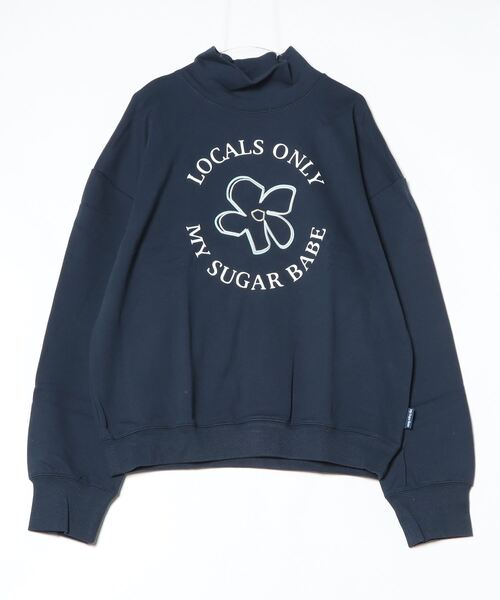 My sugar Babe（マイシュガーベイブ）の「circle logo sweatshirt turtleneck（スウェット・メンズ・アイボリー/グレー/ネイビー・MEDIUM/LARGE/X-LARGE）」の3枚目の写真