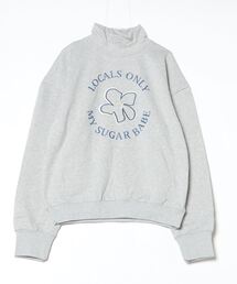 circle logo sweatshirt turtleneck