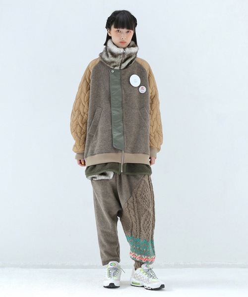 bedsidedrama（ベットサイドドラマ）の「The Origin Folklore Blouson（ブルゾン・レディース・ブラック/ベージュ・1/2）」の7枚目の写真