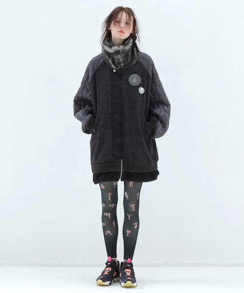 bedsidedrama（ベットサイドドラマ）の「The Origin Folklore Blouson（ブルゾン・レディース・ブラック/ベージュ・1/2）」の10枚目の写真