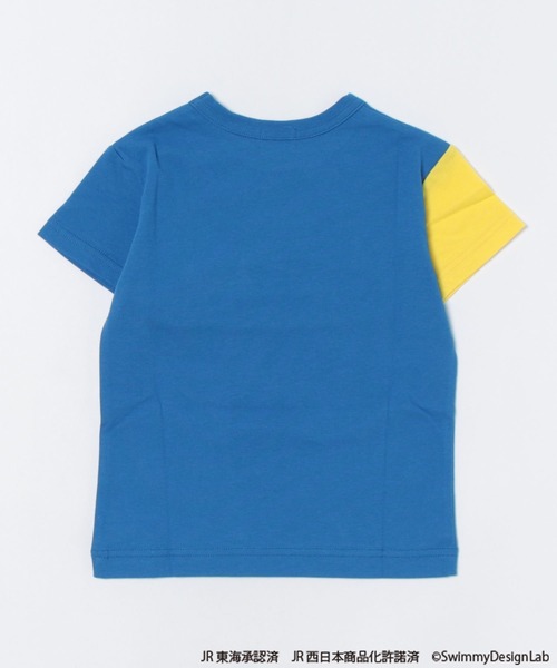HAKKA KIDS（ハッカキッズ）の「乗り物プリント（Tシャツ/カットソー・キッズ・ライトブルー/オフホワイト/レッド/ブルー/イエロー/グリーン・110cm/120cm/130cm/100cm）」の11枚目の写真