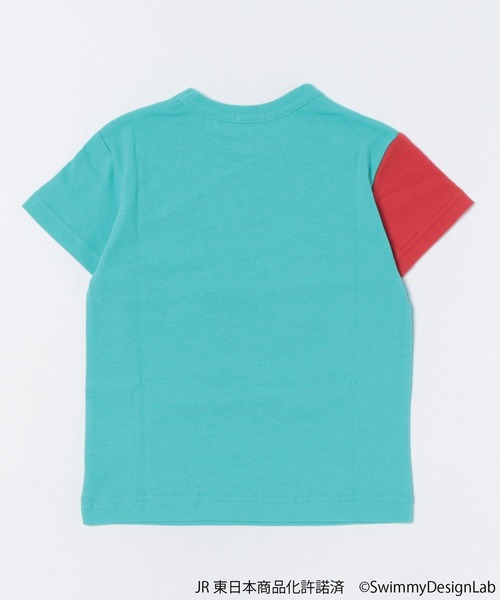 HAKKA KIDS（ハッカキッズ）の「乗り物プリント（Tシャツ/カットソー・キッズ・ライトブルー/オフホワイト/レッド/ブルー/イエロー/グリーン・110cm/120cm/130cm/100cm）」の10枚目の写真