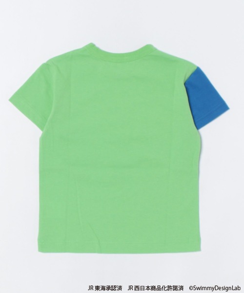 HAKKA KIDS（ハッカキッズ）の「乗り物プリント（Tシャツ/カットソー・キッズ・ライトブルー/オフホワイト/レッド/ブルー/イエロー/グリーン・110cm/120cm/130cm/100cm）」の9枚目の写真