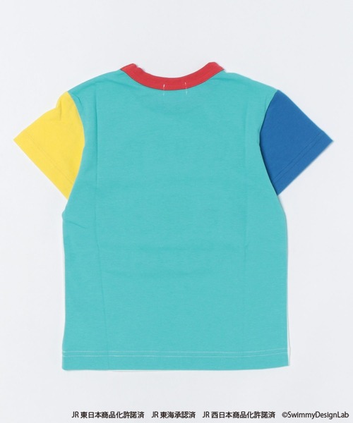 HAKKA KIDS（ハッカキッズ）の「乗り物プリント（Tシャツ/カットソー・キッズ・ライトブルー/オフホワイト/レッド/ブルー/イエロー/グリーン・110cm/120cm/130cm/100cm）」の8枚目の写真