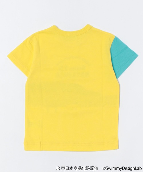 HAKKA KIDS（ハッカキッズ）の「乗り物プリント（Tシャツ/カットソー・キッズ・ライトブルー/オフホワイト/レッド/ブルー/イエロー/グリーン・110cm/120cm/130cm/100cm）」の12枚目の写真