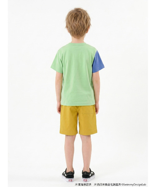 HAKKA KIDS(ハッカキッズ)の「乗り物プリント(Tシャツ/カットソー・キッズ・ライトブルー/オフホワイト/レッド/ブルー/イエロー/グリーン・110cm/120cm/130cm/100cm)」の14枚目の写真
