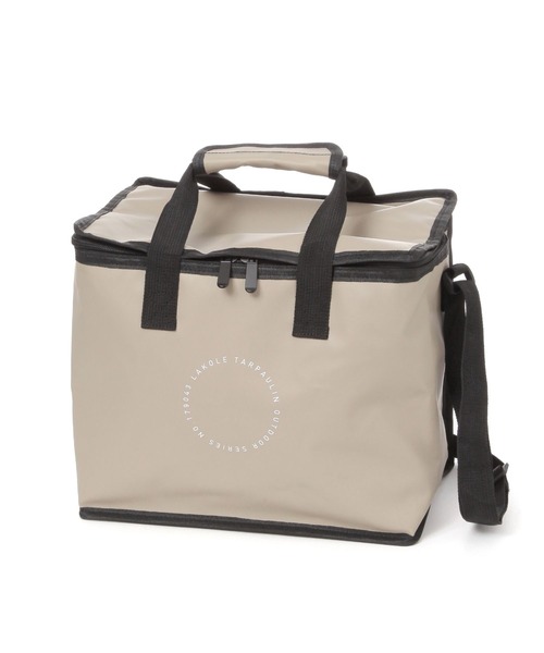 LAKOLE（ラコレ）の「ターポリン保冷バッグ(M) / 327862（アウトドアグッズ・レディース・ベージュ/ブラック/ネイビー・FREE）」の8枚目の写真