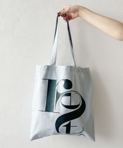 rectangle（レクタングル）の「バイカラーロゴトートバッグ（トートバッグ・レディース・ミント/サックスブルー/ブラウン・FREE）」の3枚目の写真