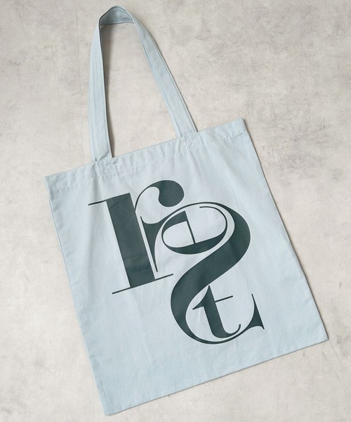 rectangle（レクタングル）の「バイカラーロゴトートバッグ（トートバッグ・レディース・ミント/サックスブルー/ブラウン・FREE）」の11枚目の写真