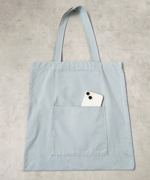 rectangle（レクタングル）の「バイカラーロゴトートバッグ（トートバッグ・レディース・ミント/サックスブルー/ブラウン・FREE）」の12枚目の写真