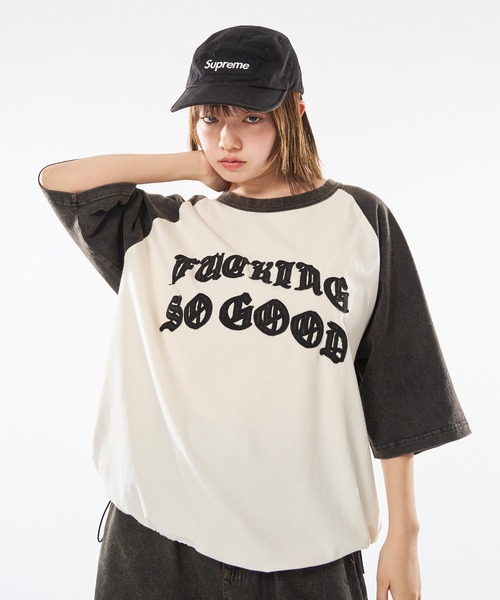 kutir(クティール)の「VINTAGE LIKE RAGLAN TEE/ヴィンテージライクラグランTEE(Tシャツ/カットソー・メンズ・ブラウン/ブラック/ブラック系/レッド系/ブラウン系/ネイビー・MEDIUM/LARGE)」の12枚目の写真
