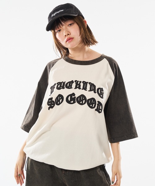 kutir(クティール)の「VINTAGE LIKE RAGLAN TEE/ヴィンテージライクラグランTEE(Tシャツ/カットソー・メンズ・ブラウン/ブラック/ブラック系/レッド系/ブラウン系/ネイビー・MEDIUM/LARGE)」の13枚目の写真