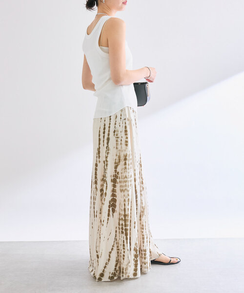 RIVE DROITE（リヴドロワ）の「【2way仕様】テレコ2WAYタンク（キャミソール・レディース・ブラウン/オレンジ/グレイッシュベージュ/オフホワイト・FREE）」の17枚目の写真