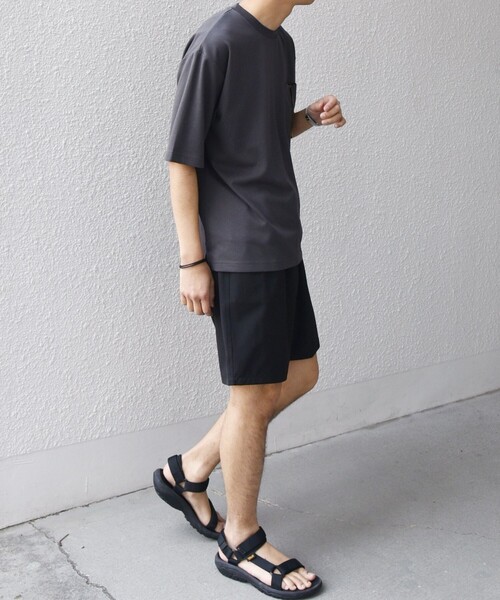 SHIPSany:〈接触冷感〉COOLTOUCHスムースリラックスポケットTシャツ◇