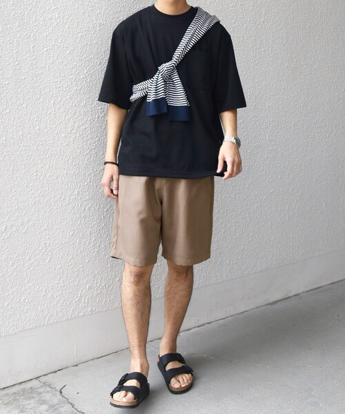 SHIPS any(シップス エニィ)の「SHIPS any:〈接触冷感〉COOL TOUCH スムース リラックス ポケット Tシャツ◇(Tシャツ/カットソー・メンズ・ホワイト/グリーン/ダークグレー/ベージュ/ブラック・MEDIUM/LARGE/X-LARGE)」の16枚目の写真