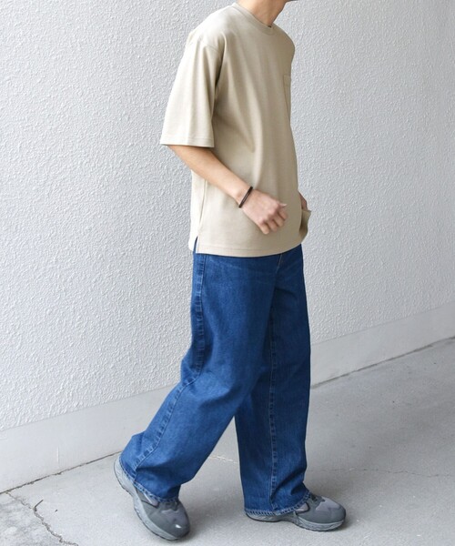 SHIPS any(シップス エニィ)の「SHIPS any:〈接触冷感〉COOL TOUCH スムース リラックス ポケット Tシャツ◇(Tシャツ/カットソー・メンズ・ホワイト/グリーン/ダークグレー/ベージュ/ブラック・MEDIUM/LARGE/X-LARGE)」の22枚目の写真