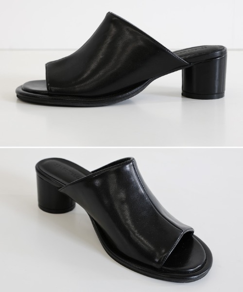 select MOCA（セレクトモカ）の「シリンダーヒールサンダル（サンダル・レディース・ブラック/ブラウン・LARGE/MEDIUM/SMALL）」の21枚目の写真