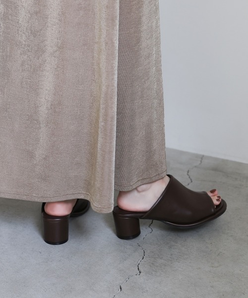 select MOCA（セレクトモカ）の「シリンダーヒールサンダル（サンダル・レディース・ブラック/ブラウン・LARGE/MEDIUM/SMALL）」の14枚目の写真