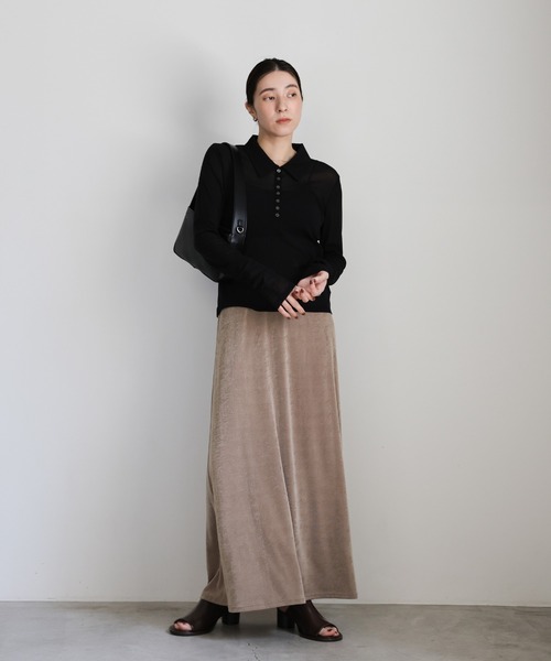 select MOCA（セレクトモカ）の「シリンダーヒールサンダル（サンダル・レディース・ブラック/ブラウン・LARGE/MEDIUM/SMALL）」の4枚目の写真