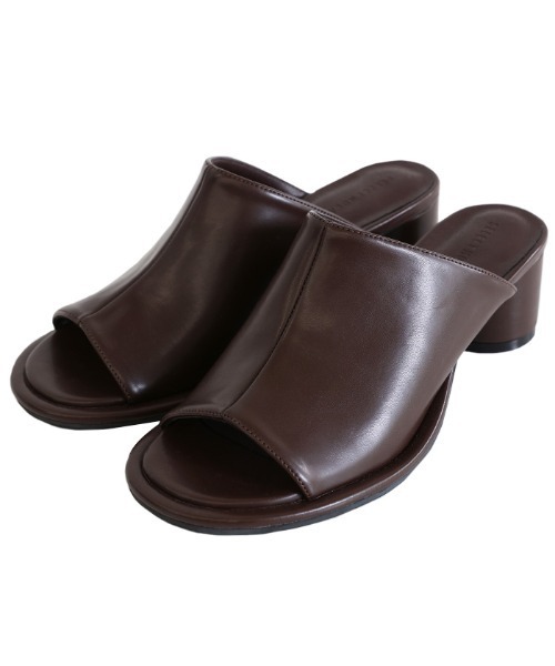 select MOCA（セレクトモカ）の「シリンダーヒールサンダル（サンダル・レディース・ブラック/ブラウン・LARGE/MEDIUM/SMALL）」の20枚目の写真
