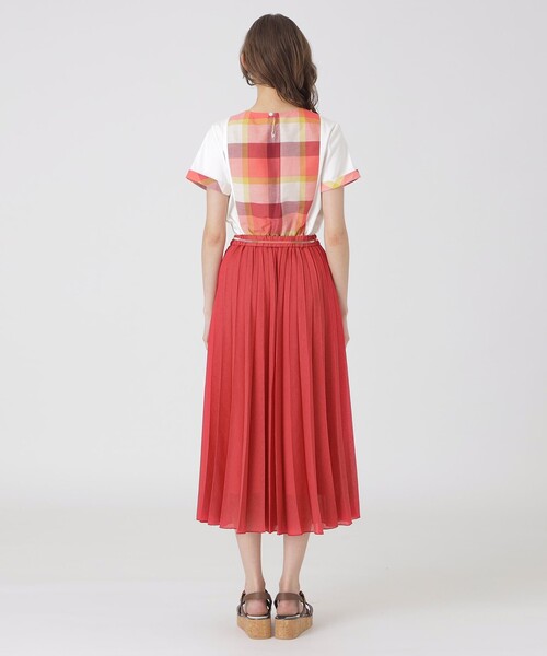 極美品❗️BLUE LABEL CRESTBRIDGE キュロットスカート　ピンク BLUE LABEL CRESTBRIDGE（ブルーレーベルクレストブリッジ）の