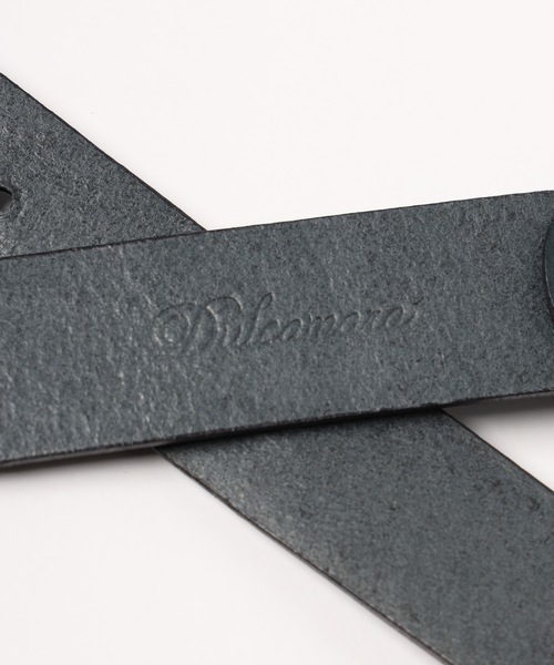 Dulcamara（ドゥルカマラ）の「カラーバックルベルト - Dark Navy（ベルト・メンズ・ブラック/ゴールド系・1/0）」の4枚目の写真