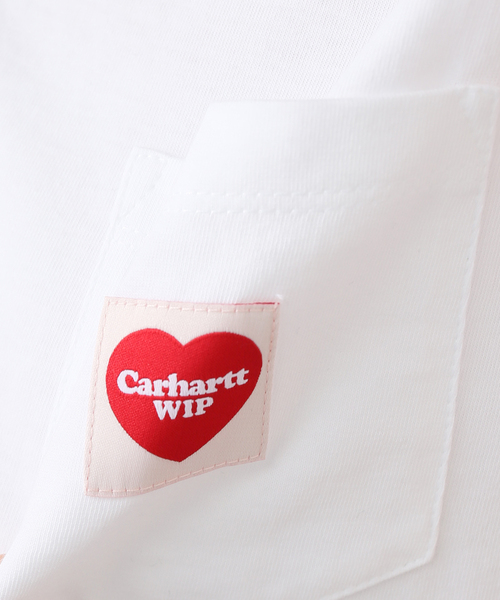 JOINT WORKS(ジョイントワークス)の「Carhartt /カーハートダブルアイピー W S/S POCKET HEART T-SHIRT(Tシャツ/カットソー・レディース・ホワイト/ブラック・X-SMALL/SMALL)」の17枚目の写真