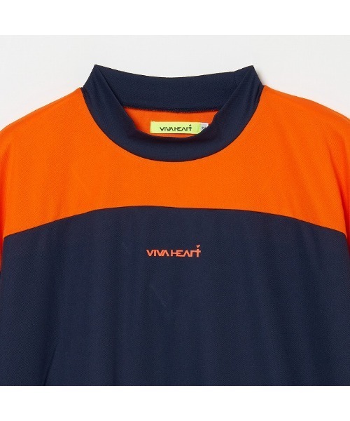 VIVA HEART(ビバハート)の「【VIVA HEART/GOLF】ポリエステルカノコモックネック(シャツ/ブラウス・メンズ・ホワイト/ライトグレー/ネイビー/ブラック・50)」の16枚目の写真