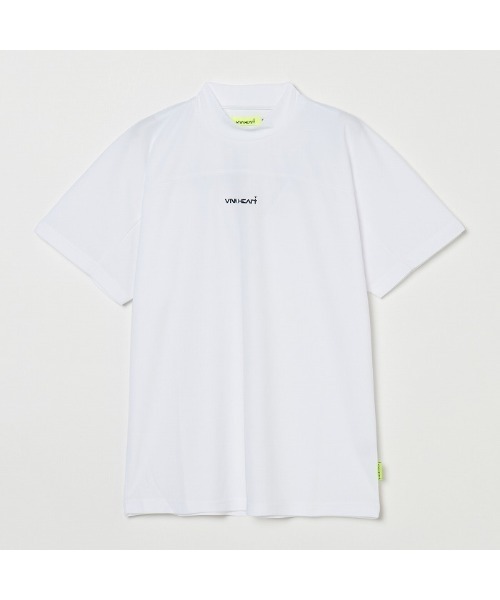 VIVA HEART(ビバハート)の「【VIVA HEART/GOLF】ポリエステルカノコモックネック(シャツ/ブラウス・メンズ・ホワイト/ライトグレー/ネイビー/ブラック・50)」の5枚目の写真