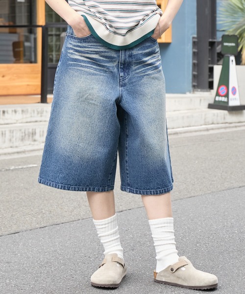 ヴィンテージ加工 ジョーツ デニムショートパンツ MONO-MART│MONO