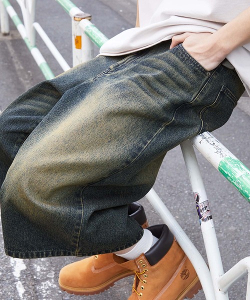 ヴィンテージ加工 ジョーツ デニムショートパンツ MONO-MART