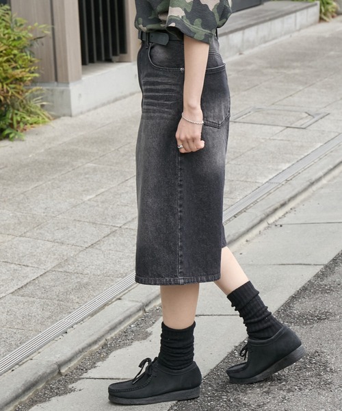 MONO-MART(モノマート)の「ヴィンテージ加工 ジョーツ デニムショートパンツ(デニムパンツ・レディース・インディゴブルー/ブラック/ライトブルー/ブルー/ブラック系/ブルー系/ネイビー・S/M/L)」の22枚目の写真