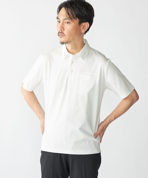 SHIPS: 〈接触冷感 / 抗菌防臭機能〉クールタッチ スムース ポロシャツ SHIPS｜SHIPS: <接触冷感 / 抗菌防臭機能>クールタッチ スムース