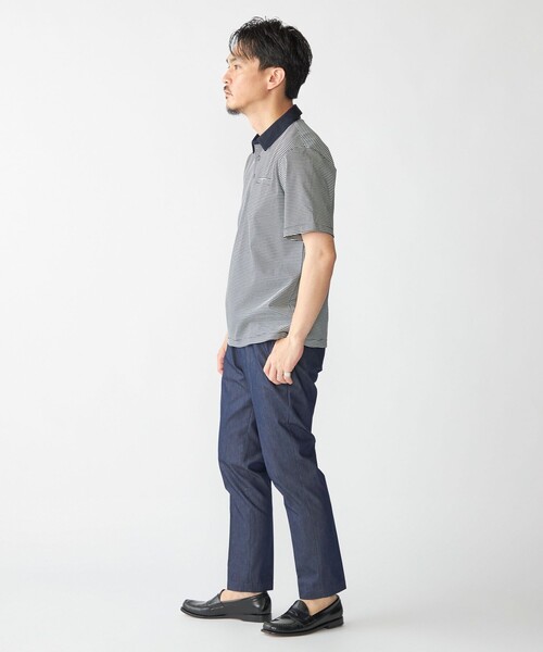 SHIPS(シップス)の「SHIPS: 〈接触冷感 / 抗菌防臭機能〉クールタッチ スムース ポロシャツ(Tシャツ/カットソー・メンズ・ホワイト/ネイビー/ダークブルー/ブラック・SMALL/MEDIUM/LARGE/X-LARGE)」の8枚目の写真