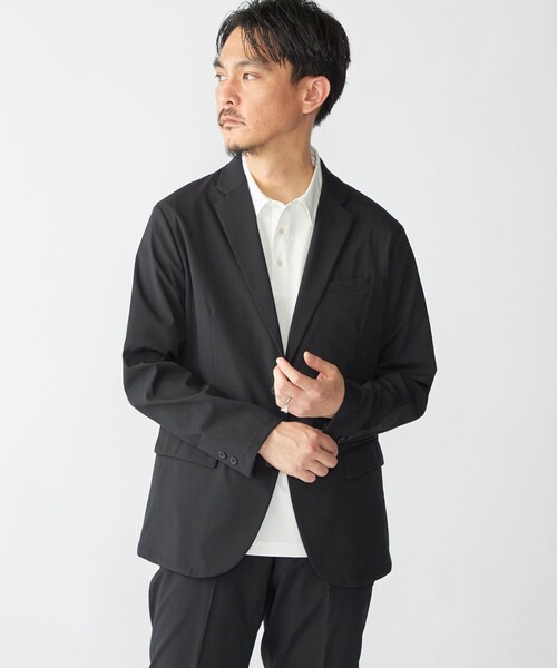SHIPS(シップス)の「SHIPS: 〈接触冷感 / 抗菌防臭機能〉クールタッチ スムース ポロシャツ(Tシャツ/カットソー・メンズ・ホワイト/ネイビー/ダークブルー/ブラック・SMALL/MEDIUM/LARGE/X-LARGE)」の13枚目の写真