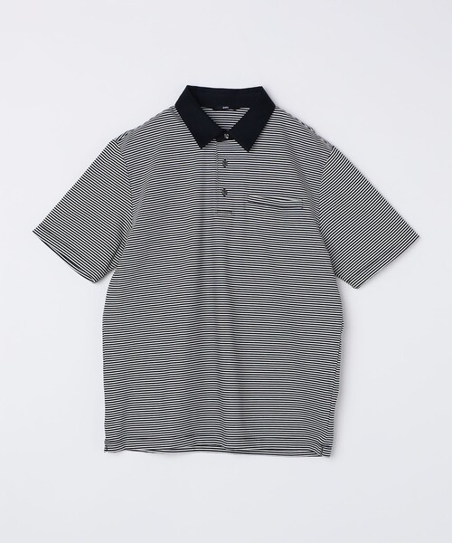 SHIPS(シップス)の「SHIPS: 〈接触冷感 / 抗菌防臭機能〉クールタッチ スムース ポロシャツ(Tシャツ/カットソー・メンズ・ホワイト/ネイビー/ダークブルー/ブラック・SMALL/MEDIUM/LARGE/X-LARGE)」の19枚目の写真