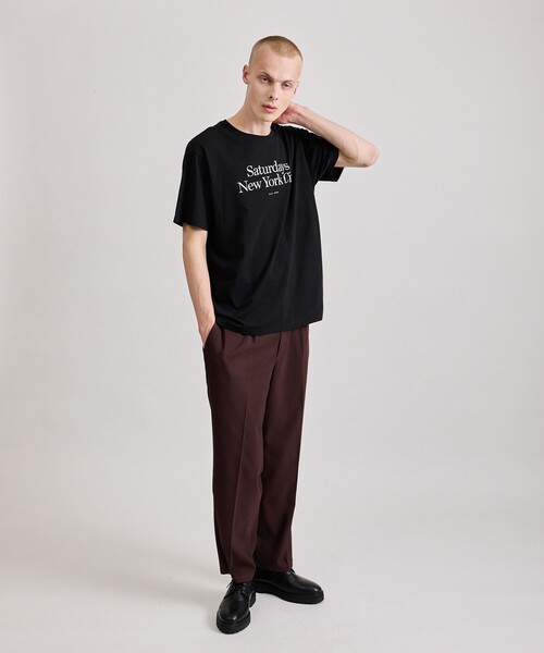 Saturdays NYC（サタデーズ ニューヨークシティ ）の「Dean Trouser（その他パンツ・メンズ・ベージュ/ブラック/ワイン・L/M/S/XL/X-SMALL/XXL）」の5枚目の写真