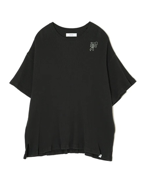 FACETASM（ファセッタズム）の「FACETASM/ファセッタズム WAFFLE KNIT TEE 半袖Tシャツ（Tシャツ/カットソー・メンズ・チャコール/ミント・5）」の2枚目の写真