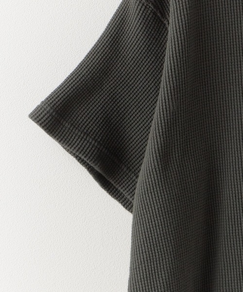 FACETASM（ファセッタズム）の「FACETASM/ファセッタズム WAFFLE KNIT TEE 半袖Tシャツ（Tシャツ/カットソー・メンズ・チャコール/ミント・5）」の6枚目の写真