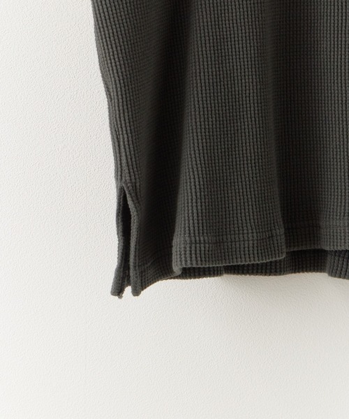 FACETASM（ファセッタズム）の「FACETASM/ファセッタズム WAFFLE KNIT TEE 半袖Tシャツ（Tシャツ/カットソー・メンズ・チャコール/ミント・5）」の4枚目の写真