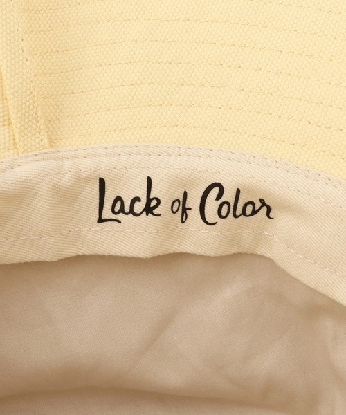 ADAM ET ROPE'（アダムエロペ）の「【LACK OF COLOUR(ラックオブカラー)】Holiday Bucket（ハット・レディース・ブラック/イエロー系その他・M）」の6枚目の写真
