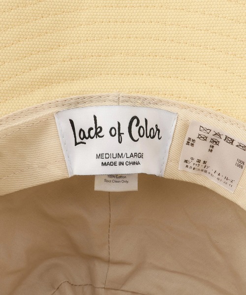 ADAM ET ROPE'（アダムエロペ）の「【LACK OF COLOUR(ラックオブカラー)】Holiday Bucket（ハット・レディース・ブラック/イエロー系その他・M）」の7枚目の写真