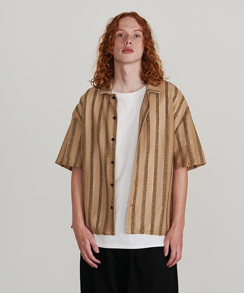【RATS】開襟シャツ　オープンカラー RATS 「WIND PEN CHECK SHIRT」 オープンカラー フランネル