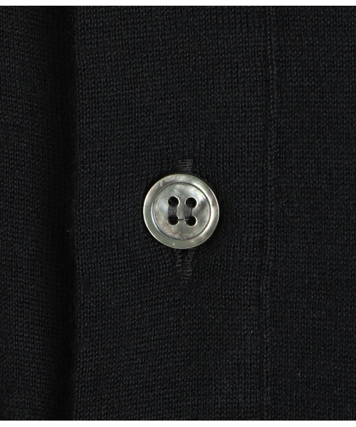 PORT BY ARK（ポートバイアーク）の「PORT BY ARK / ポートバイアーク：Wool Henley Neck T-shirt：PO17-T003[COR]（Tシャツ/カットソー・メンズ・ブラック/サンドベージュ・1/2）」の8枚目の写真