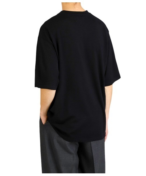 PORT BY ARK（ポートバイアーク）の「PORT BY ARK / ポートバイアーク：Wool Henley Neck T-shirt：PO17-T003[COR]（Tシャツ/カットソー・メンズ・ブラック/サンドベージュ・1/2）」の13枚目の写真