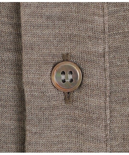 PORT BY ARK（ポートバイアーク）の「PORT BY ARK / ポートバイアーク：Wool Henley Neck T-shirt：PO17-T003[COR]（Tシャツ/カットソー・メンズ・ブラック/サンドベージュ・1/2）」の20枚目の写真