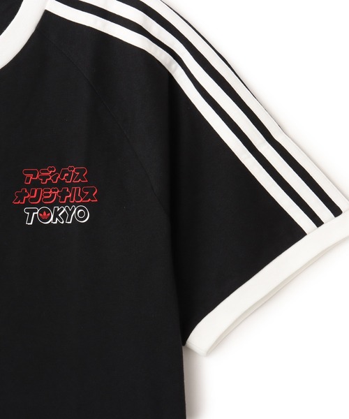 adidas(アディダス)の「adidas TYO KATAKANA T / アディダス トウキョウ カタカナ Tシャツ(Tシャツ/カットソー・メンズ・ブラック・S/M/L/XL/XXL)」の3枚目の写真