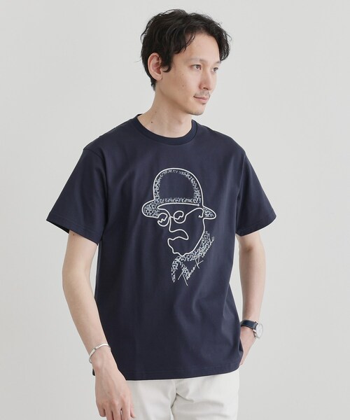 TAKEO KIKUCHI（タケオキクチ）の「【Sサイズ～】フェイスロープ刺繍 天竺Tシャツ（Tシャツ/カットソー・メンズ・ホワイト/ブラック/オリーブ/ネイビー/ブラウン系その他・01/02/03/04）」の5枚目の写真